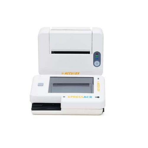 Analisador de urina automático - Xpress ACR  - Accurex Biomedical Pvt. Ltd.  - de bancada / com touch screen