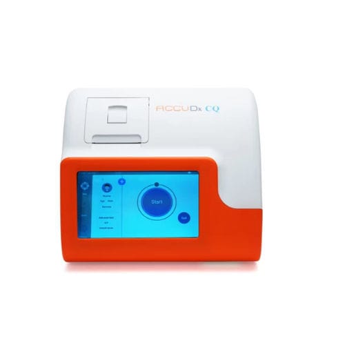 Analisador POC por fluorescência - AccuDx CQ  - Accurex Biomedical Pvt. Ltd.  - para doenças cardiovasculares / de procalcitonina / de dímero D