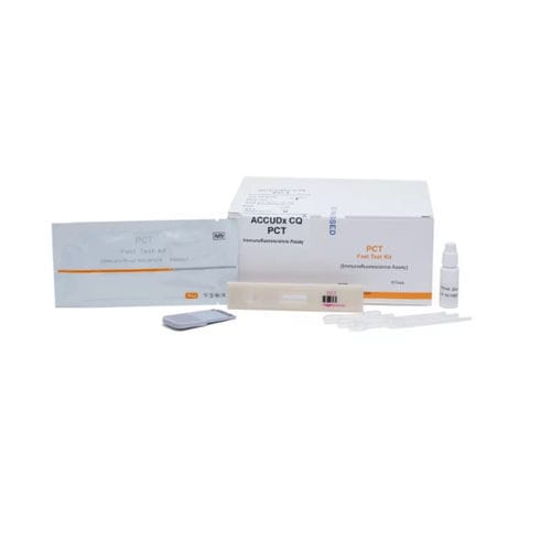 Kit de teste de sepse - AccuDx CQ - Accurex Biomedical Pvt. Ltd.  - de procalcitonina / de cálcio / de bactérias