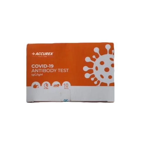 Teste rápido de COVID-19 - Accurex Biomedical Pvt. Ltd.  - de IgG / de imunoglobulinas M / para vírus