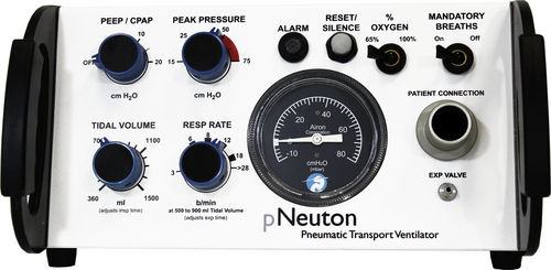 Ventilador de emergência - pNeuton model A - Airon Corporation - pneumático / de transporte / CPAP