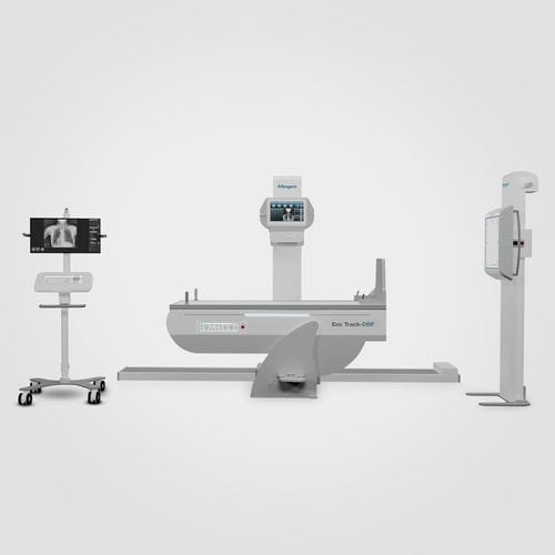 Sistema de radiofluoroscopia digital - Eco Track-DRF - Allengers Medical Systems - para fluoroscopia diagnóstica / para radiografia geral / com mesa basculante