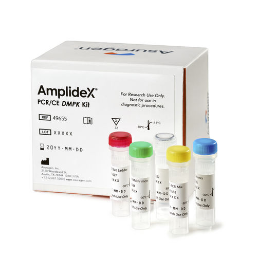 Kit de teste do gene DMPK - AmplideX PCR/CE DMPK - Asuragen - para pesquisa / de mutações genéticas / para PCR
