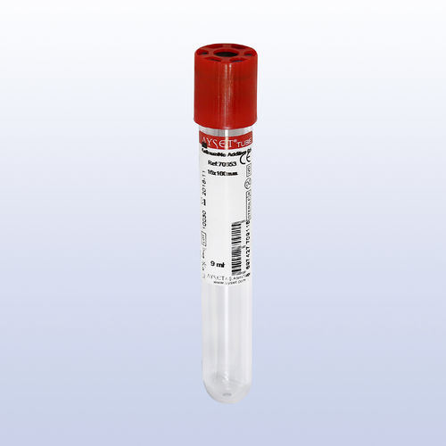 Tubo de coleta para laboratório - 70 series - AYSET TIBBI ÜRÜNLER VE PLASTIK TEKSTIL ELEKTRONIK GIDA TEMIZLIK MADDELERI SAN AS - cilíndrico / de sangue total / em PET
