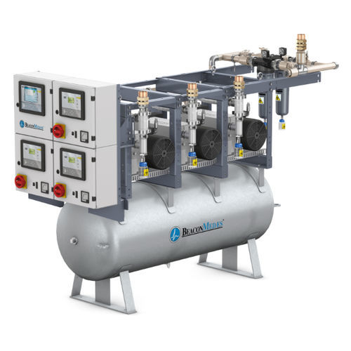 Sistema de compressão hospitalar - mVAC  - BeaconMedaes - de palhetas / modular / lubrificado