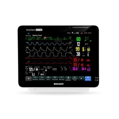 Monitor multiparamétrico compacto - S12 Vet - Guangdong Biolight Meditech - veterinário / com conexão sem fio