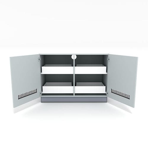 Módulo de armazenamento com 2 portas - Burdinola
