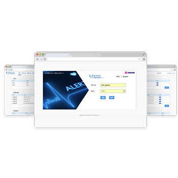 Sistema de gestão de dados de paciente - CAREWELL - de ECG / baseado em tecnologia Web