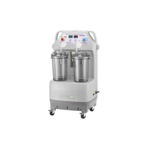 Aspirador cirúrgico elétrico - DF-350 - Doctor's Friend Medical Instrument - para cirurgia ginecológica / com rodízios