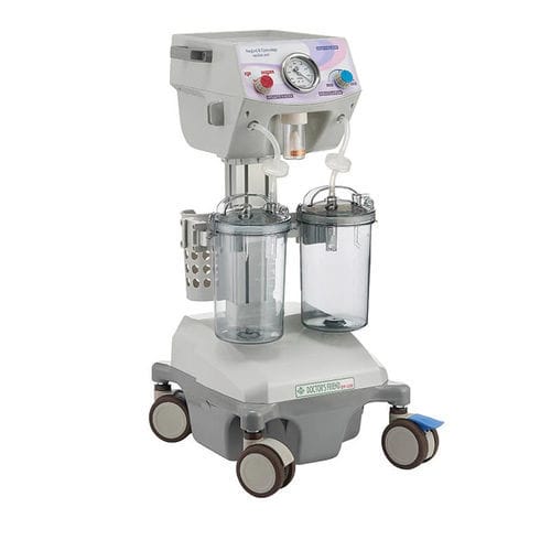 Aspirador cirúrgico elétrico - DF-330 - Doctor's Friend Medical Instrument - com rodízios