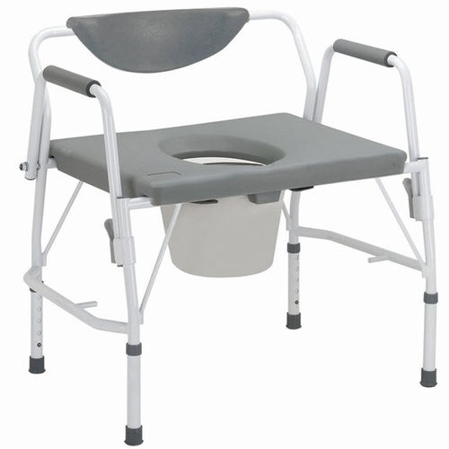 Cadeira higiênica para pessoas obesas - 11135-1	 - Drive DeVilbiss Europe - com braços / com balde / com abertura higiênica
