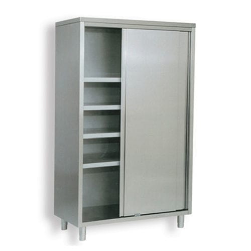 Armário para hospital - UC-2SD - Eagle Star Metallic - com portas de correr / com prateleiras / em aço inoxidável
