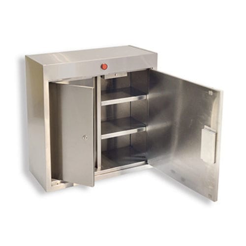 Armário para estupefacientes - NC-SDD - Eagle Star Metallic - com porta de abrir / com prateleiras / em aço inoxidável