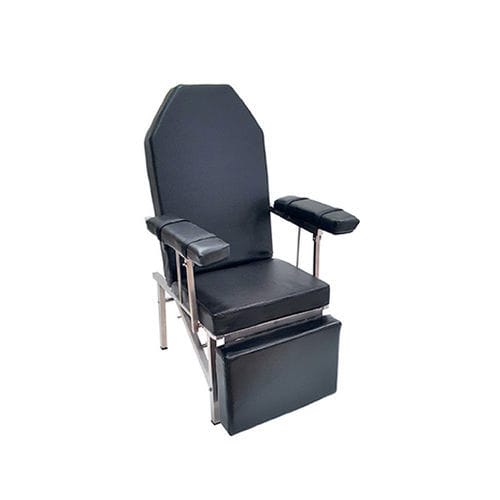 Poltrona não ajustável para coleta de sangue - BD-M - Eagle Star Metallic - articulada em 3 seções / com apoio para pernas / com altura fixa