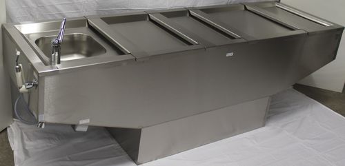 Mesa para necropsia - 3700 - EIHF-ISOFROID - retangular / elétrica / fixa