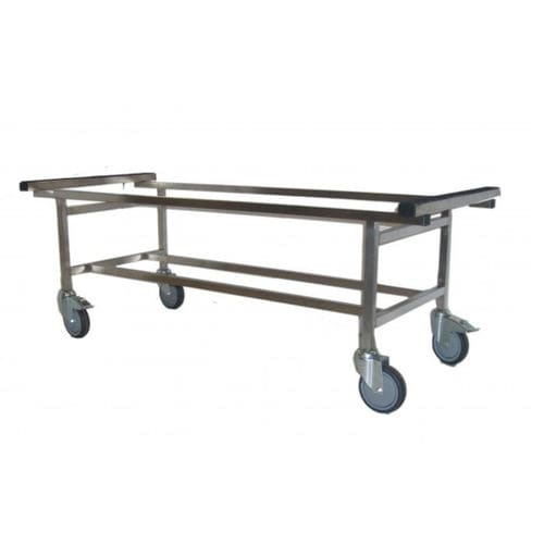 Carro de apresentação de corpo - 1356 - EIHF-ISOFROID - manual / em aço inoxidável / para caixão