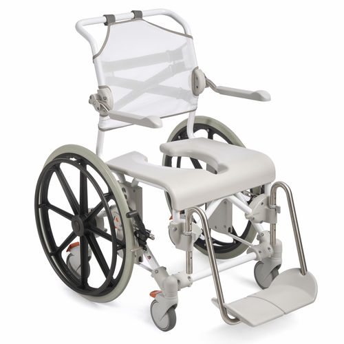 Cadeira de banho com braços - 80229402 - Etac - com encosto / com rodízios / com abertura higiênica
