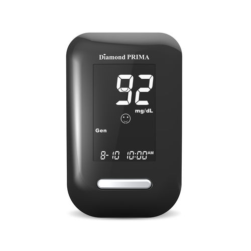 Medidor de glicose GDH-FAD - Diamond PRIMA - ForaCare Suisse AG - sem código / com lancetador / USB