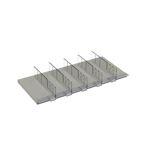 Divisória de gaveta de armazenamento - 200302 - H+H SYSTEM GmbH - em alumínio