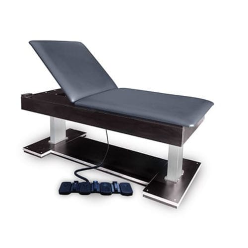 Mesa de exame elétrica - 4797 - Hausmann - com altura regulável / com encosto regulável / articulada em 2 seções