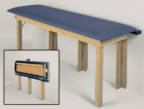 Mesa de exame manual - 4075 - Hausmann - com altura fixa / dobrável / de 2 seções