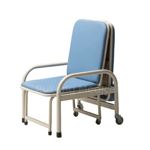 Poltrona de descanso com posição deitada - Y-44 - Hebei Pukang Medical Instruments - manual / com encosto regulável / com rodízios