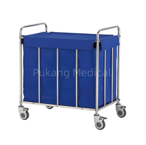 Carrinho hospitalar - F-30 - Hebei Pukang Medical Instruments - para uso geral / de transporte / coletor de lixo