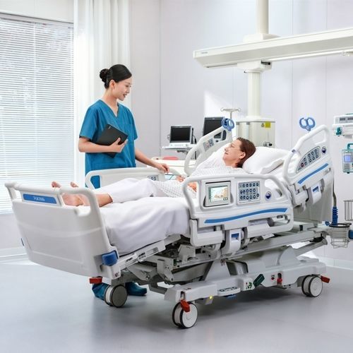 Cama médico-hospitalar - DA-91 - Hebei Pukang Medical Instruments - para cuidados intensivos / elétrica / Trendelenburg