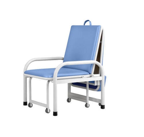 Poltrona de descanso com posição deitada - Y-44 - Hebei Pukang Medical Instruments - manual / com encosto regulável / com rodízios