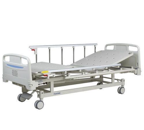Cama para hospital - B-10 - Hebei Pukang Medical Instruments - manual / com altura fixa / dobrável