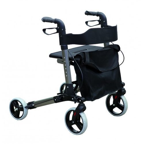 Andador com rodas de 4 rodas - Modelito Classic Xtra - HERDEGEN - com assento / de altura regulável / dobrável