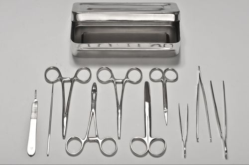 Kit de instrumentos para pequenas cirurgias - IBOI006C - Holtex