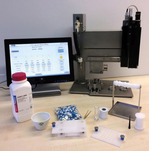 Envasadora para cápsulas - Kapselabfüllung - Isotope Technologies Dresden 
