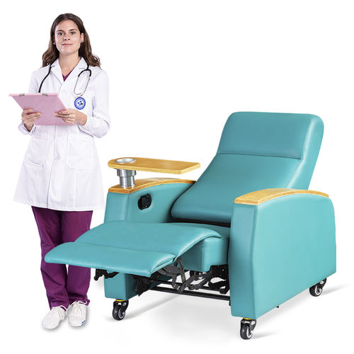 Poltrona de descanso reclinável - SKE087 - Jiangsu Saikang Medical Equipment - ergonômica / elétrica / em couro