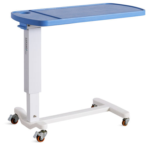 Mesa de refeição com rodízios - SKH046-2 - Jiangsu Saikang Medical Equipment - de altura regulável