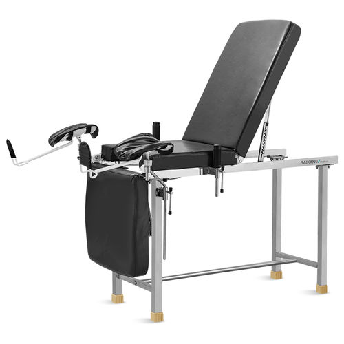 Mesa para exame ginecológico - A045-1 - Jiangsu Saikang Medical Equipment - manual / com altura fixa / com encosto regulável