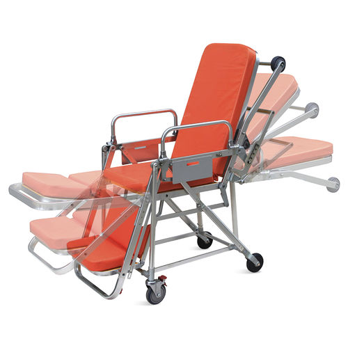 Carro-maca de transporte - SKB039(E) - Jiangsu Saikang Medical Equipment - de emergência / manual / com altura regulável