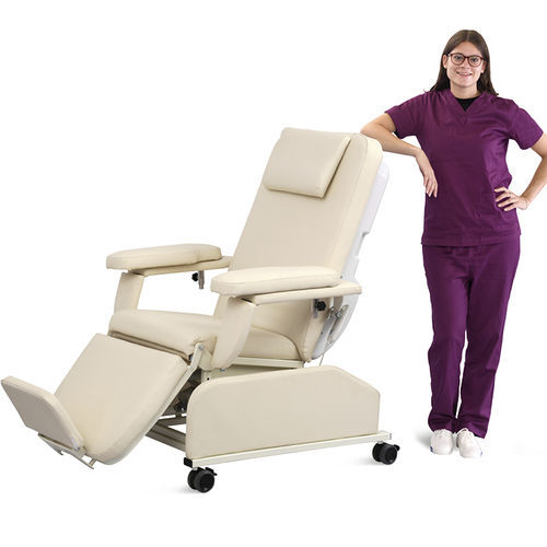 Poltrona para hemodiálise elétrica - SKE-135 - Jiangsu Saikang Medical Equipment - articulada em 4 seções / com rodízios / com altura regulável