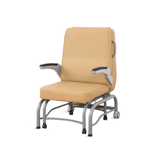 Poltrona de descanso ergonômica - SKE001-5 - Jiangsu Saikang Medical Equipment - manual / com rodízios / em couro