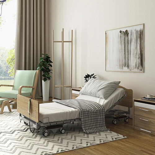 Cama para internação domiciliar - HB421 - Jiangsu Saikang Medical Equipment - para permanência prolongada / elétrica / para idosos