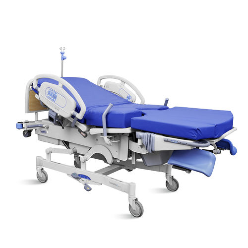 Cadeira de parto elétrica - A98-9 - Jiangsu Saikang Medical Equipment - com rodízios