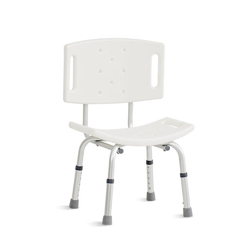 Cadeira de banho com encosto - Jiangsu Saikang Medical Equipment - para pessoas com mobilidade reduzida / ergonômica / com altura regulável