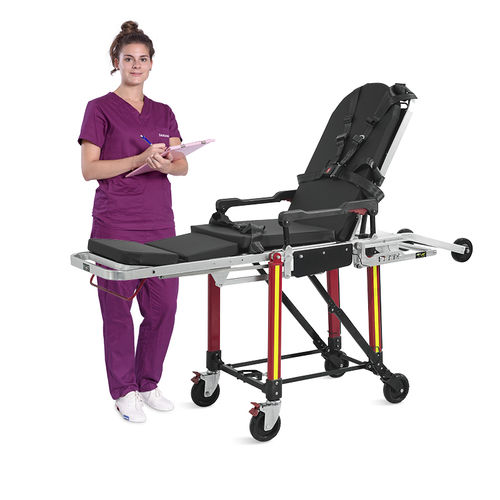 Carro-maca de transporte - SKB039(F) - Jiangsu Saikang Medical Equipment - para ambulâncias / de resgate / manual