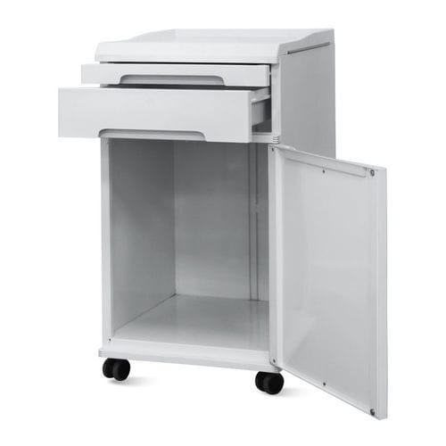 Mesa de cabeceira com mesa de refeição - SKS007-4 - Jiangsu Saikang Medical Equipment - com armário / com gavetas / com bloqueio