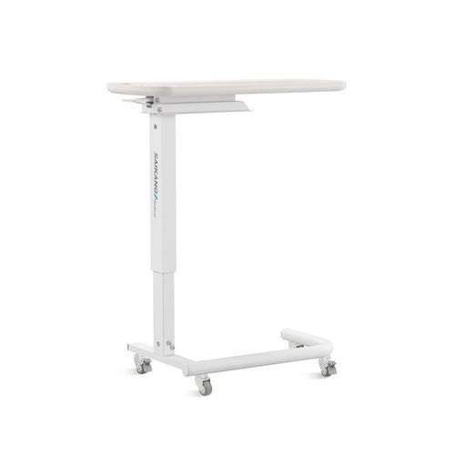 Mesa de refeição de altura regulável - SKH046-14 - Jiangsu Saikang Medical Equipment - com rodízios / de acionamento pneumático / com acionamento manual