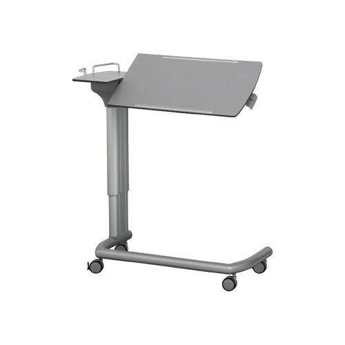 Mesa de refeição com rodízios - YFT-012 - Jiangsu Yongfa Medical Equipment Technology - de altura regulável / com ajuste de inclinação