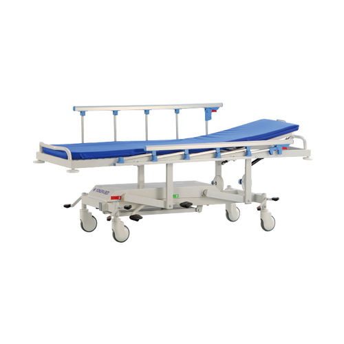 Carro-maca de transporte - YFTC-Y2D - Jiangsu Yongfa Medical Equipment Technology - hidráulico / com altura regulável / com encosto regulável