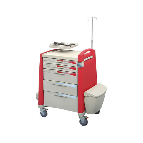 Carrinho de emergência - YFS-023 - Jiangsu Yongfa Medical Equipment Technology - hospitalar / para uso geral / para instrumental