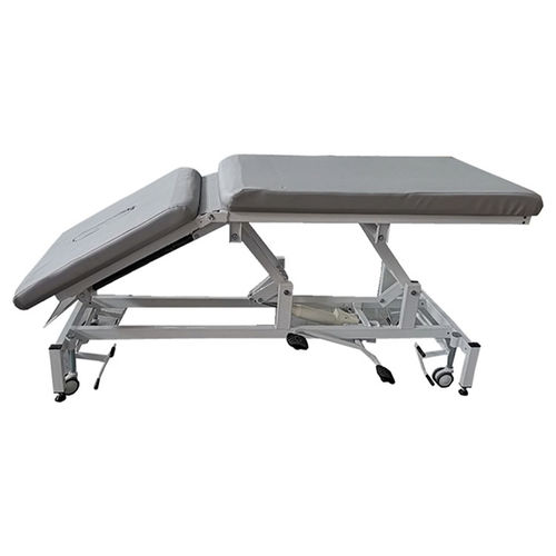 Mesa de exame hidráulica - YFC-H08 - Jiangsu Yongfa Medical Equipment Technology - com altura regulável / com encosto regulável / com rodízios