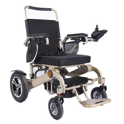 Cadeira de rodas elétrica - YF-E200 - Jiangsu Yongfa Medical Equipment Technology - para terrenos acidentados / com apoio para pernas / estrutura de alumínio